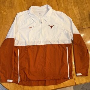 Nike White and Orange Lightweight Jacket